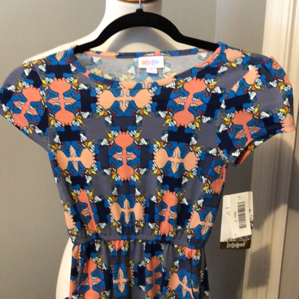 LuLaRoe Kids Mae Pocket Dress Disney Size 8